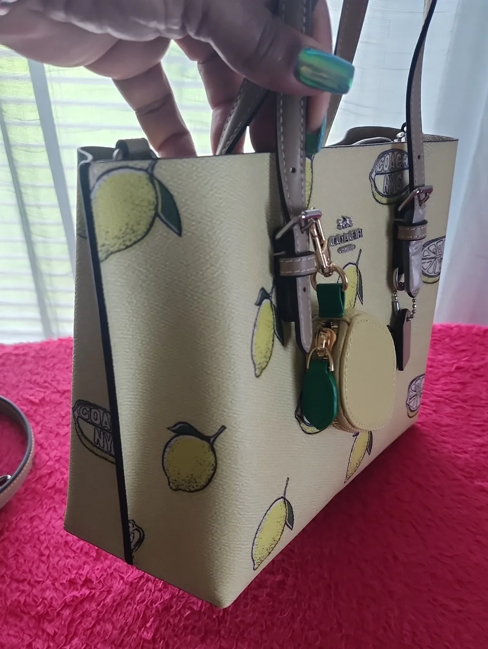 Coach Lemon Print 